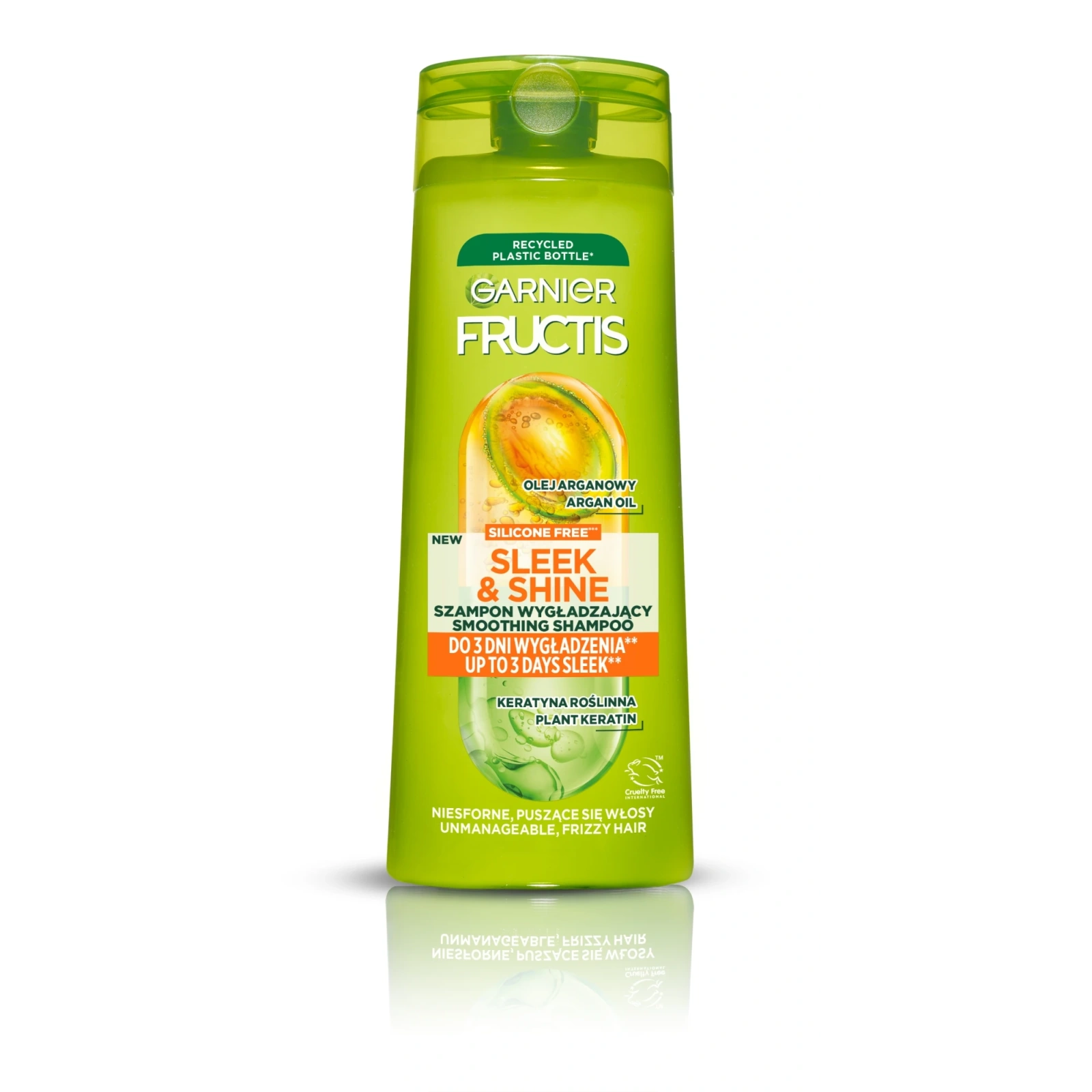 GARNIER Fructis Sleek&Shine wygładzający szampon z olejkiem arganowym 400ml