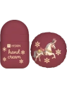 HISKIN Merry Christmas zestaw krem do rąk + okrągły ogrzewacz do rąk