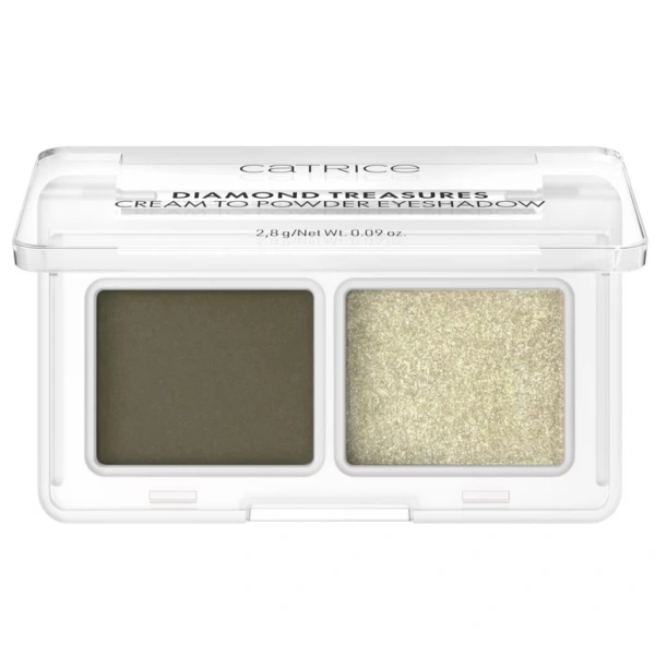 Catrice Diamond Treasures kremowy cień do powiek 040 Olive Twinkle 2,8g