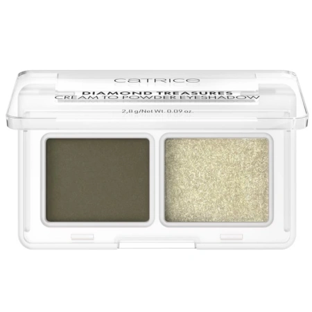 Catrice Diamond Treasures kremowy cień do powiek 040 Olive Twinkle 2,8g