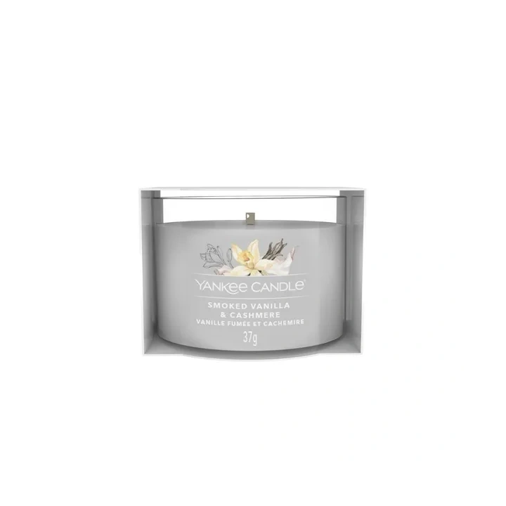 YANKEE CANDLE Signature Mini świeca w słoiku SMOKED VANILLA & CASHMERE 37g