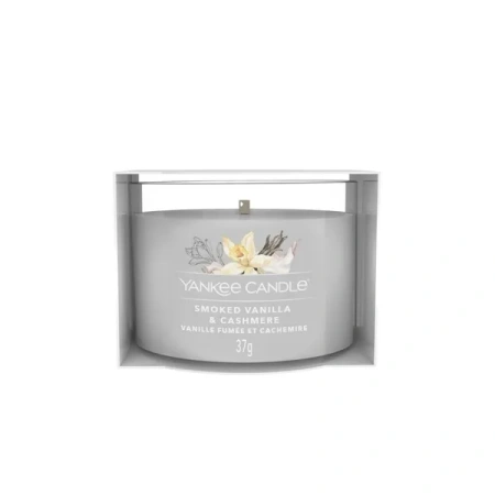 YANKEE CANDLE Signature Mini świeca w słoiku SMOKED VANILLA & CASHMERE 37g