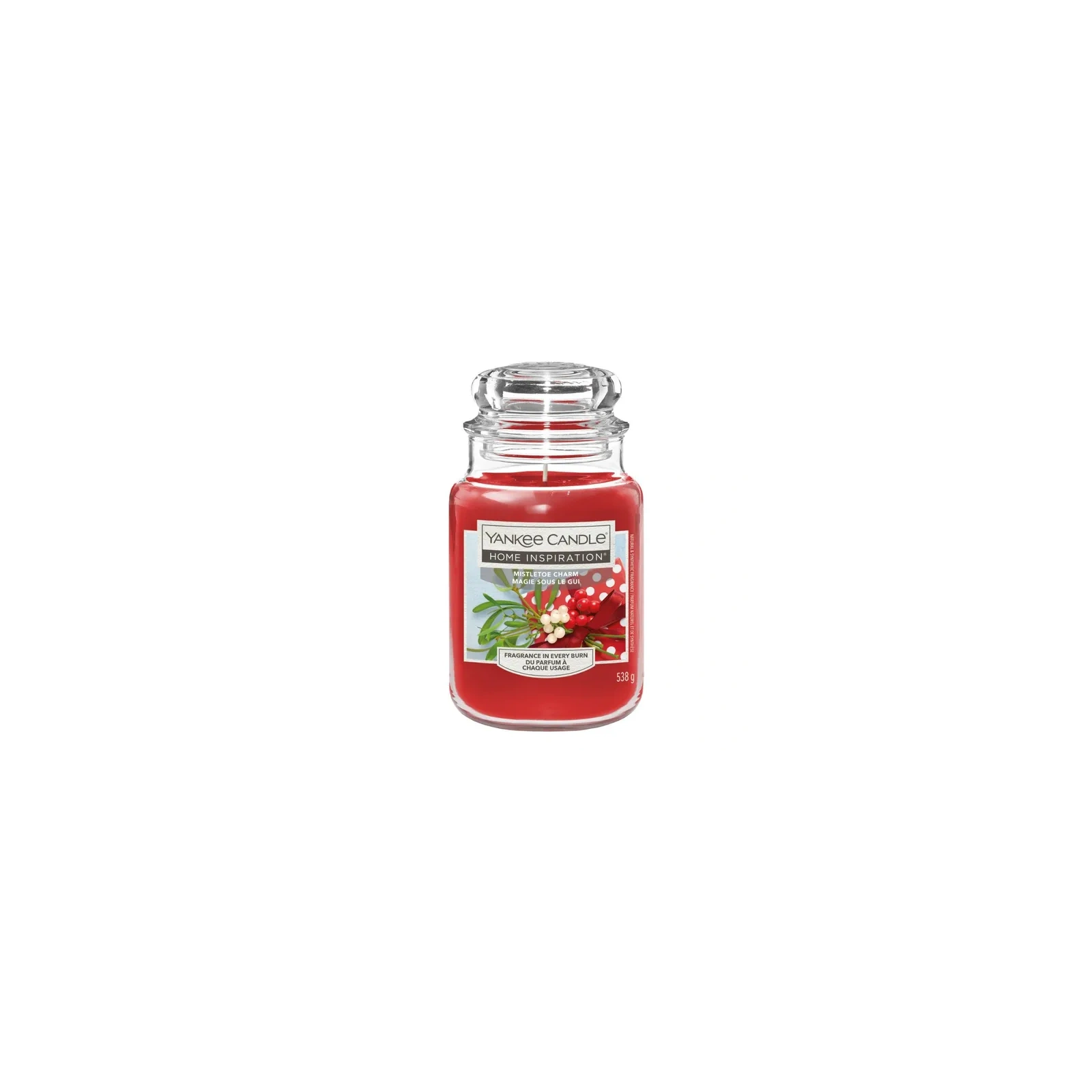 YANKEE CANDLE Home Inspiration Duża świeca w słoiku MISTLETOE CHARM 538g