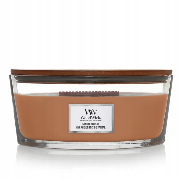 WOODWICK Core Hearthwick świeca w słoiku elipsa SANTAL MYRRH 453g 