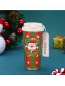 ECARLA kubek termiczny świąteczny ze stali nierdzewnej z uchwytem Merry Christmas CUP33 550ml