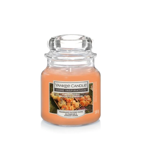 YANKEE CANDLE Pumpkin Harvest świeca zapachowa Home Inspiration mała 104g