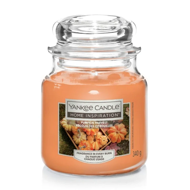 YANKEE CANDLE Pumpkin Harvest świeca zapachowa Home Inspiration średnia 340g