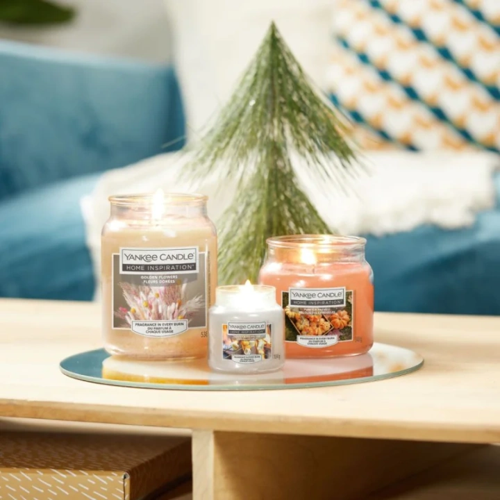 YANKEE CANDLE Pumpkin Harvest świeca zapachowa Home Inspiration średnia 340g