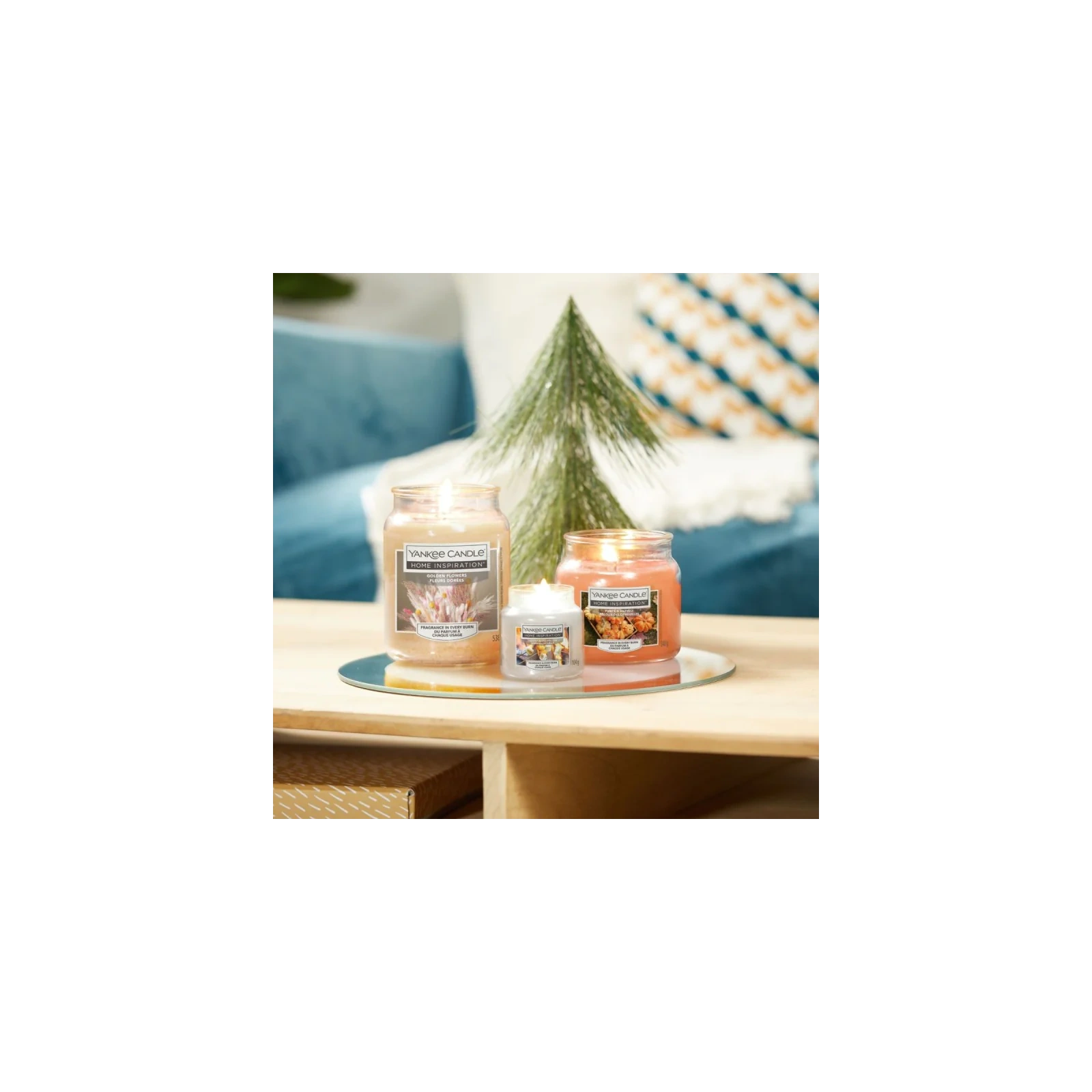 YANKEE CANDLE Pumpkin Harvest świeca zapachowa Home Inspiration średnia 340g