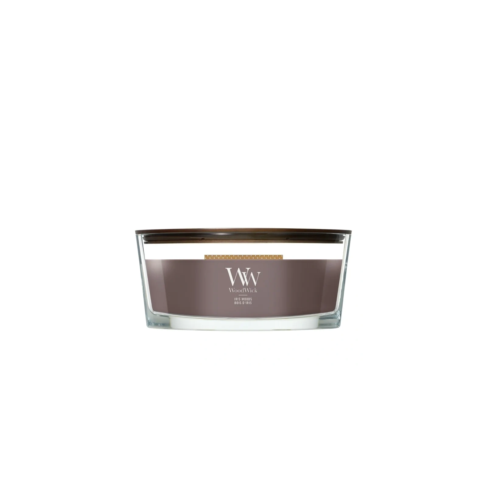 WOODWICK Iris Woods świeca zapachowa elipsa 453,6g