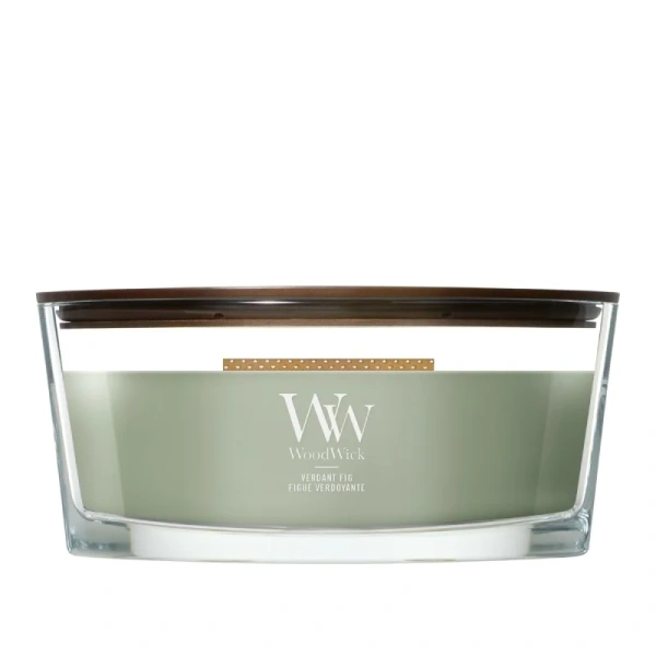 WOODWICK Verdant Fig świeca zapachowa elipsa 453,6g