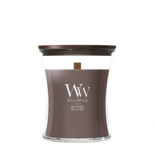WOODWICK Iris Woods świeca zapachowa średnia 275g