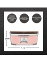 WOODWICK Core Hearthwick świeca w słoiku elipsa PPRESSED BLOOMS & PATCHOULI 453g 
