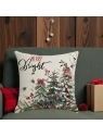 ECARLA świąteczna poszewka na poduszkę Boho merry bright POD252