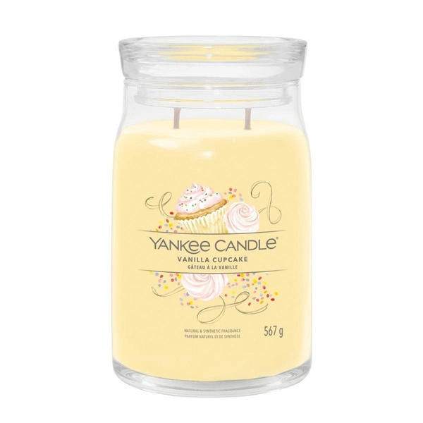 YANKEE CANDLE Vanilla Cupcake świeca zapachowa duża 623g