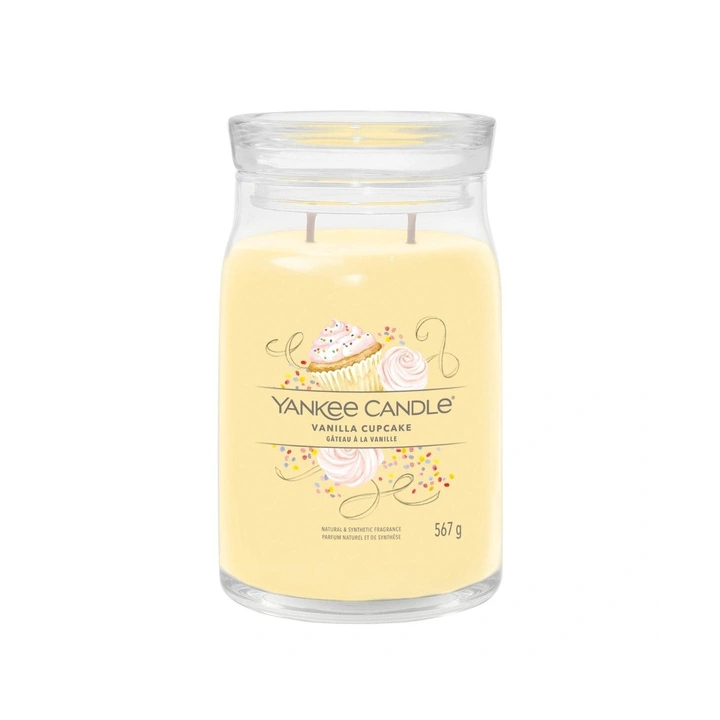 YANKEE CANDLE Vanilla Cupcake świeca zapachowa duża 623g