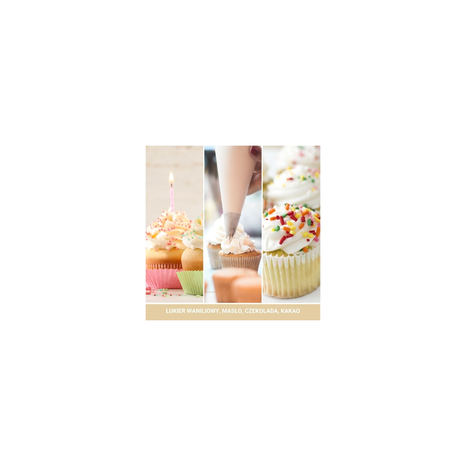 YANKEE CANDLE Vanilla Cupcake świeca zapachowa duża 623g