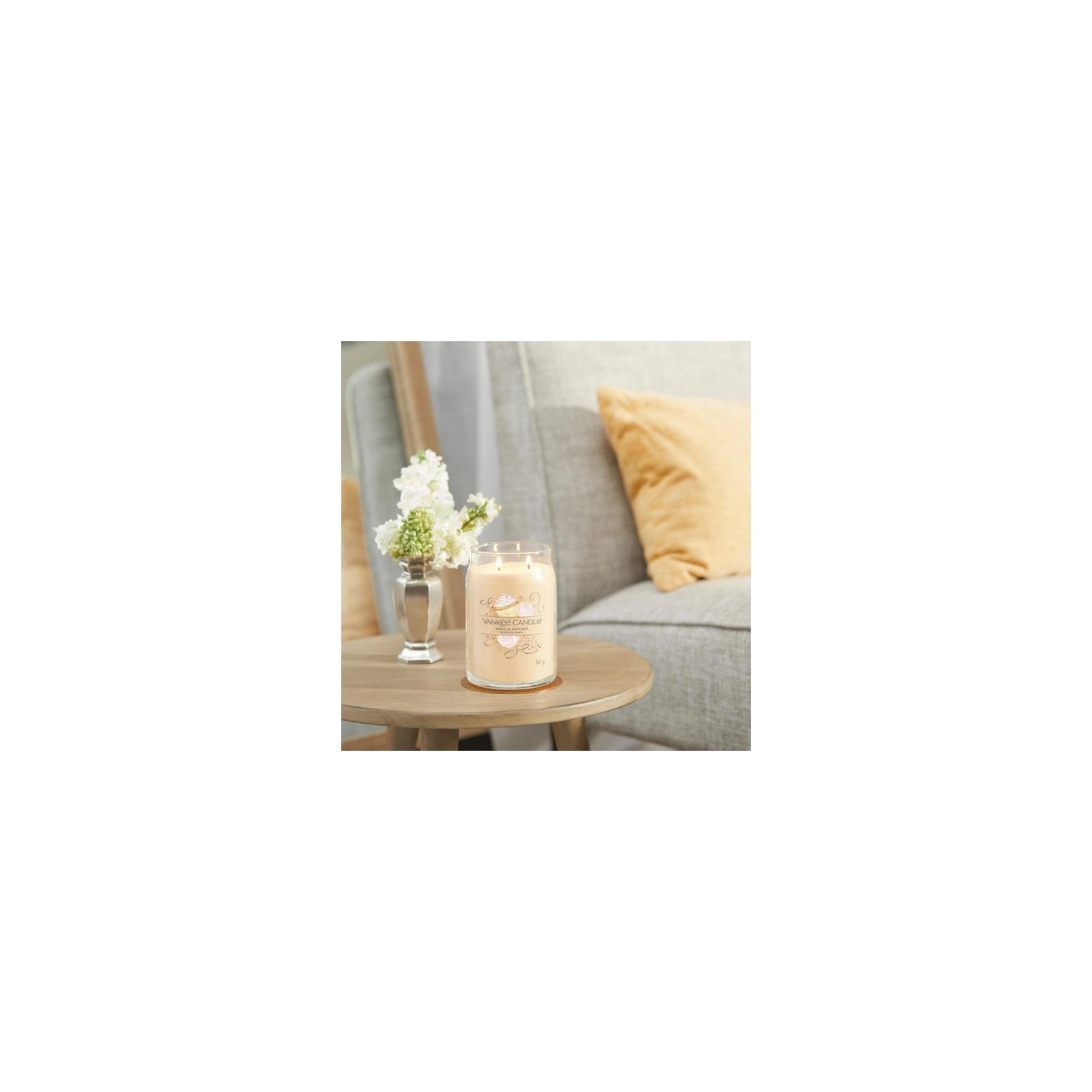YANKEE CANDLE Vanilla Cupcake świeca zapachowa duża 623g