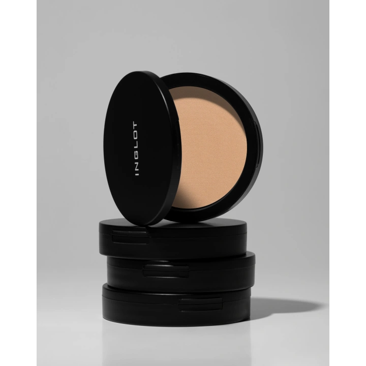 INGLOT Freedom System Satin Skin puder do twarzy prasowany 52 Soft Powder Beige 9g