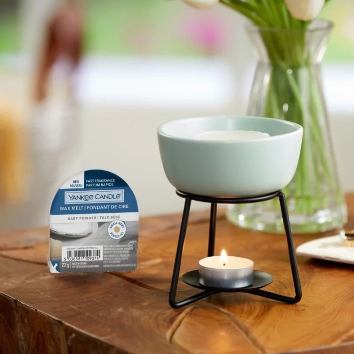 YANKEE CANDLE Pebble do wosków kominek zapachowy Spa Blue 1szt