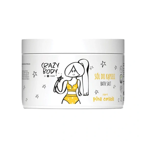 HISKIN Crazy Body sól do kąpieli Pina Colada 300g