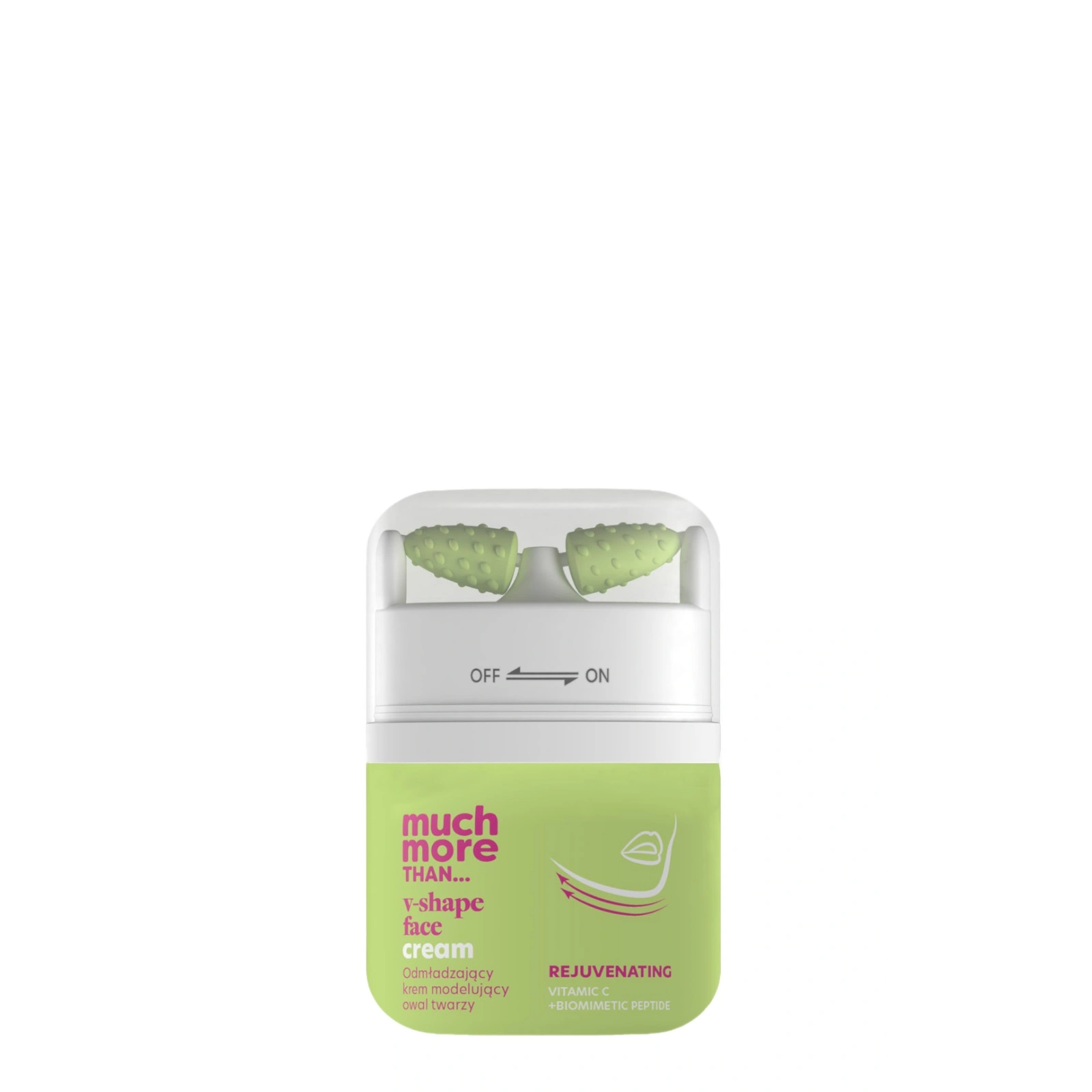 HISKIN Much More V-Shape odmładzający krem do twarzy modelujący owal Green 50ml