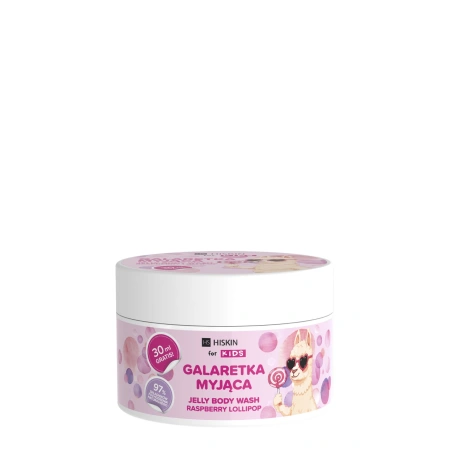 HISKIN Kids galaretka do kąpieli i mycia ciała Malina 180ml