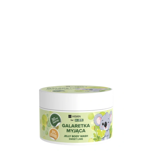 HISKIN Kids galaretka do kąpieli i mycia ciała Limonka 180ml