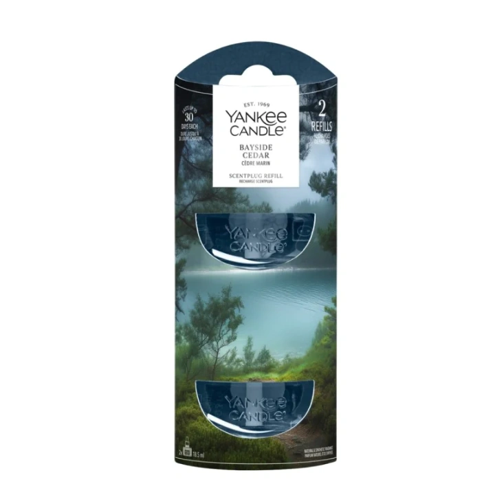 YANKEE CANDLE Bayside Cedar wkład do odświeżacza elektrycznego 2x18,5ml