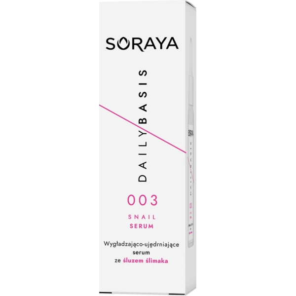 SORAYA Daily Basic Snail wygładzająco-ujędrniające serum ze śluzem ślimaka 30ml