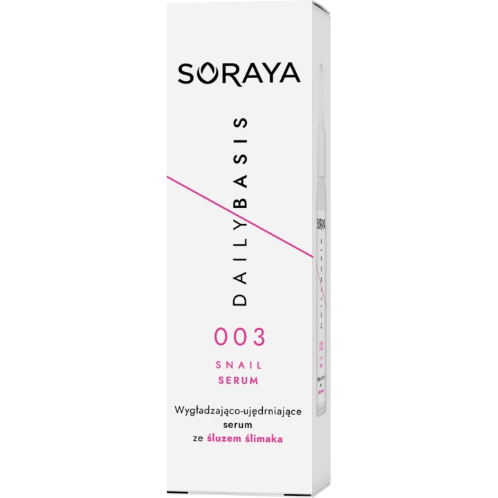 SORAYA Daily Basic Snail wygładzająco-ujędrniające serum ze śluzem ślimaka 30ml
