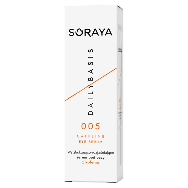 SORAYA Daily Basic Caffeine wygładzająco-rozjaśniające serum pod oczy z kofeiną 15ml