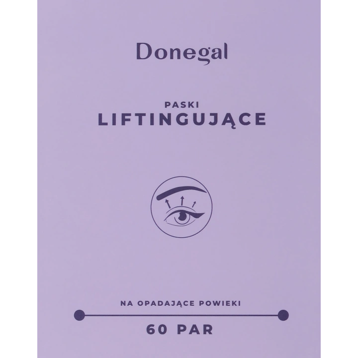 DONEGAL paski liftingujące na opadające powieki bezbarwne 4489 60szt