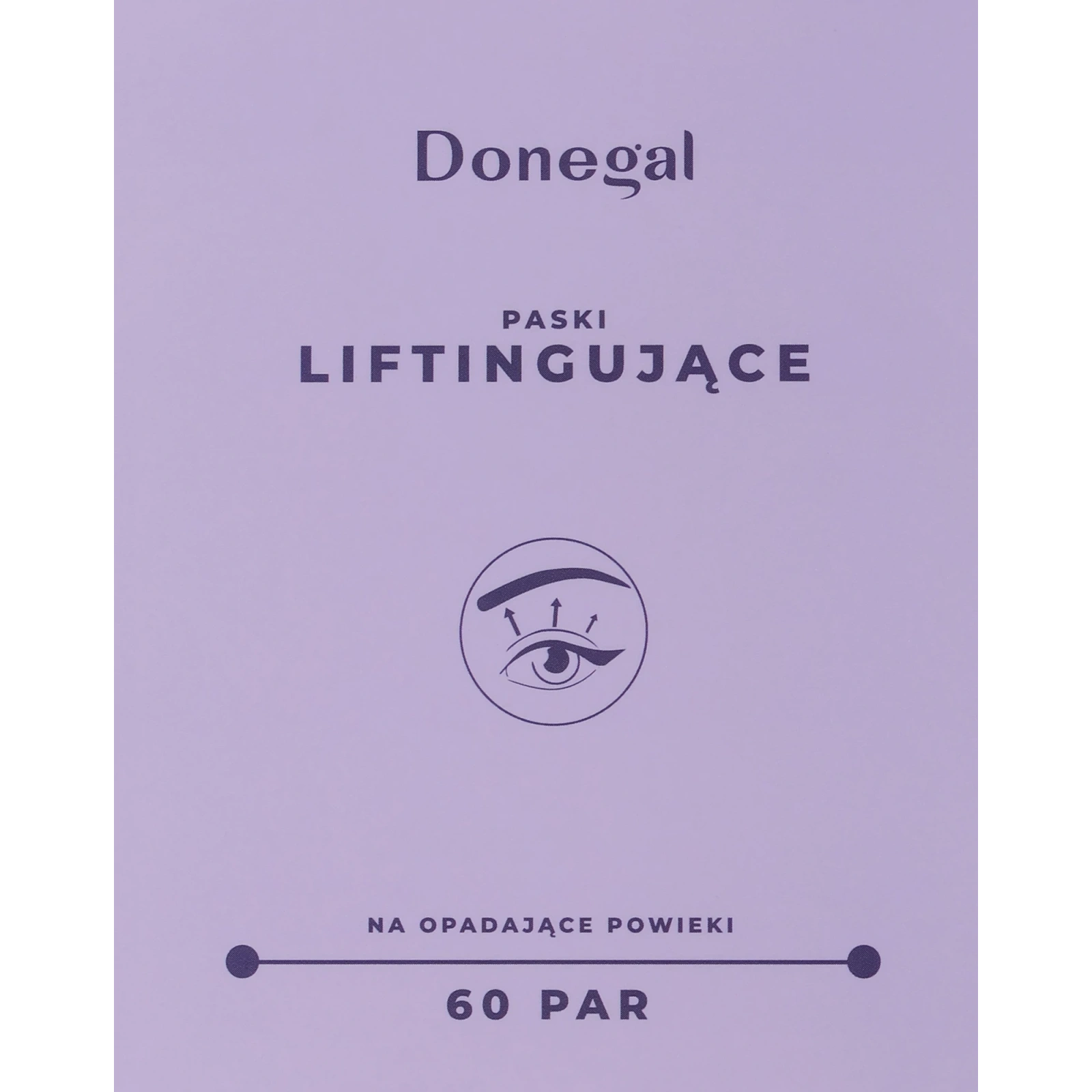 DONEGAL paski liftingujące na opadające powieki bezbarwne 4489 60szt