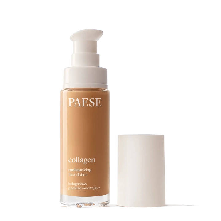 PAESE Kolagenowy nawilżający podkład do twarzy z pompką 303W Honey 30ml