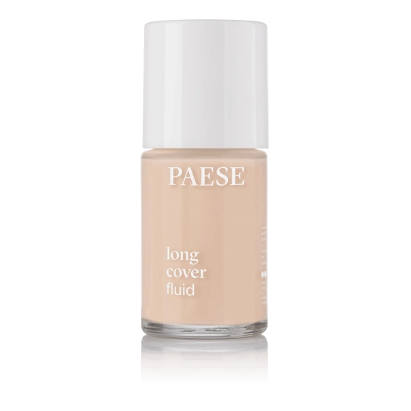 PAESE Long Cover Fluid kryjący podkład do twarzy nowa formuła 01 Light Beige 30ml