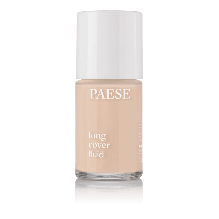PAESE Long Cover Fluid kryjący podkład do twarzy nowa formuła 01 Light Beige 30ml