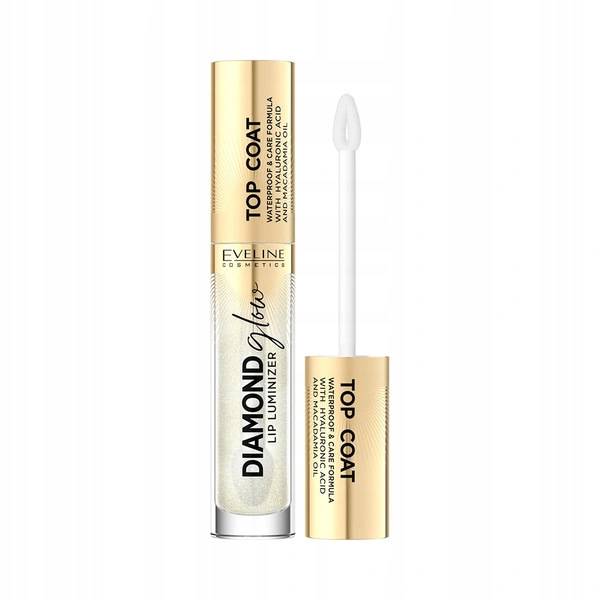 EVELINE Diamond Glow Lip Luminizer błyszczyk do ust 12 Top Coat 4.5ml