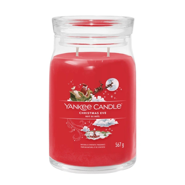 YANKEE CANDLE Christmas Eve świeca zapachowa Signature duża 567g