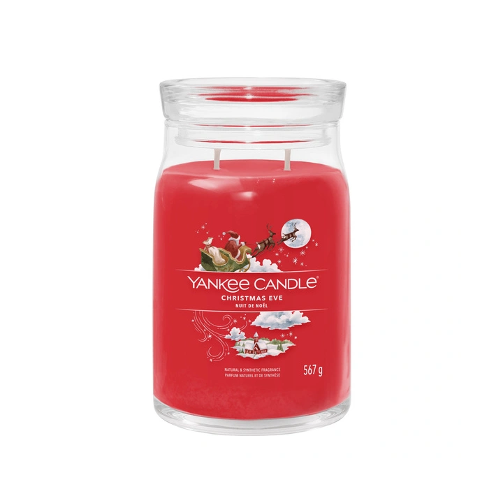 YANKEE CANDLE Christmas Eve świeca zapachowa Signature duża 567g