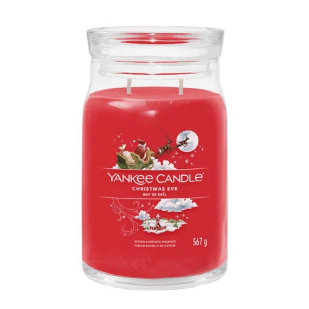 YANKEE CANDLE Christmas Eve świeca zapachowa Signature duża 567g