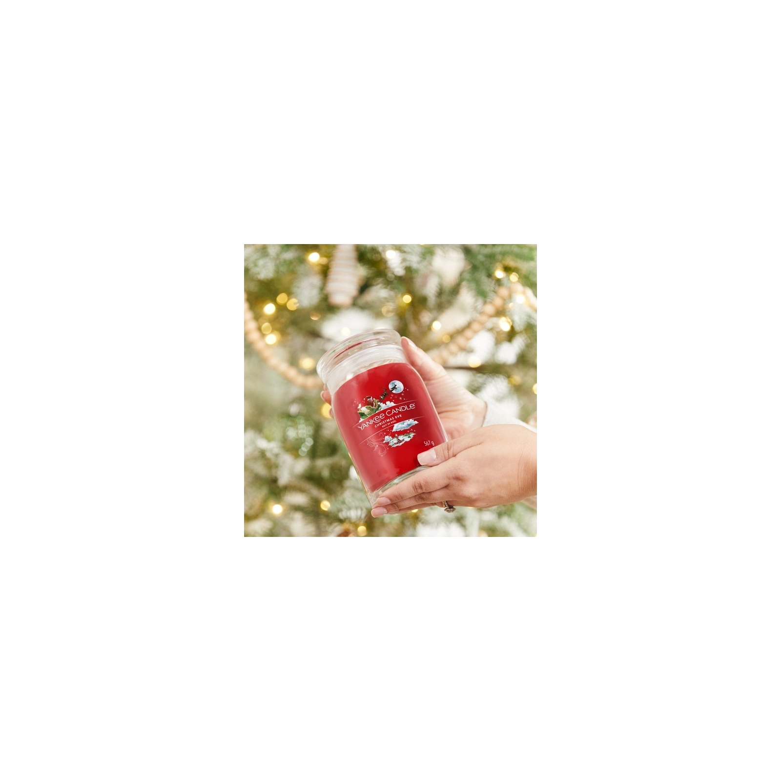 YANKEE CANDLE Christmas Eve świeca zapachowa Signature duża 567g