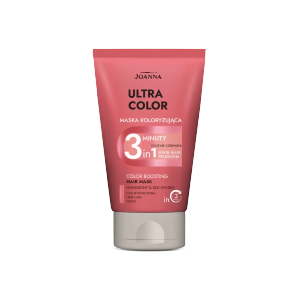 JOANNA Ultra Color 3 min koloryzująca odżywka do włosów Odcienie czerwieni 100g