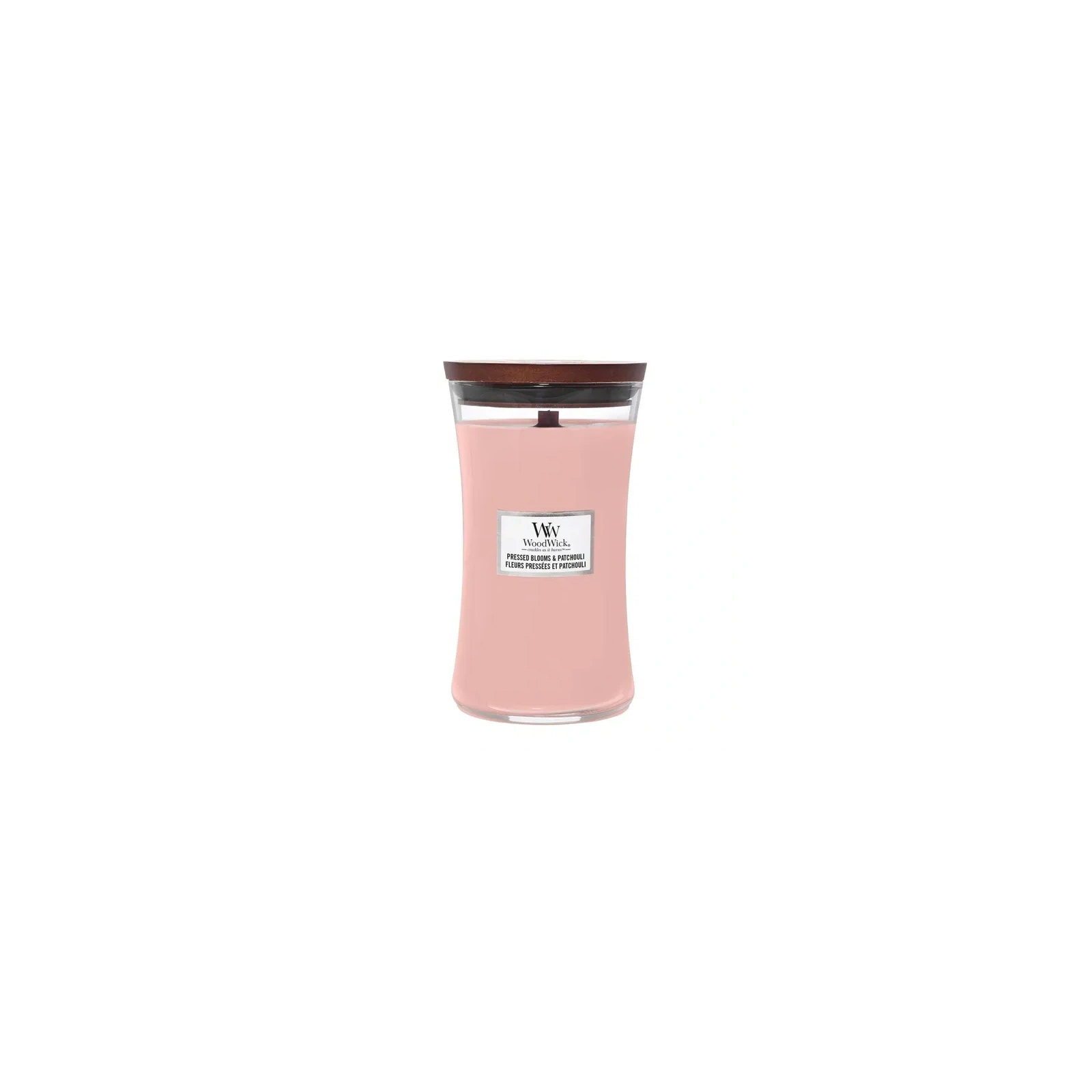 WOODWICK PlusWick duża świeca w słoiku PRESSED BLOOMS & PATCHOULI 609,5g