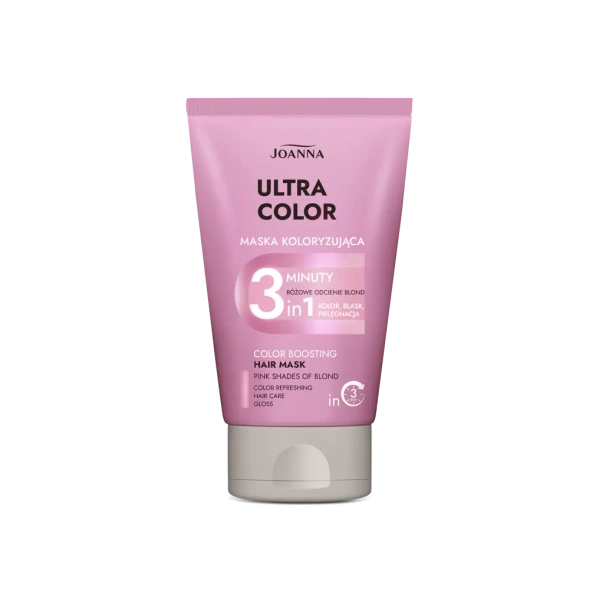 JOANNA Ultra Color 3 min koloryzująca odżywka do włosów Różowe odcienie blond 100g