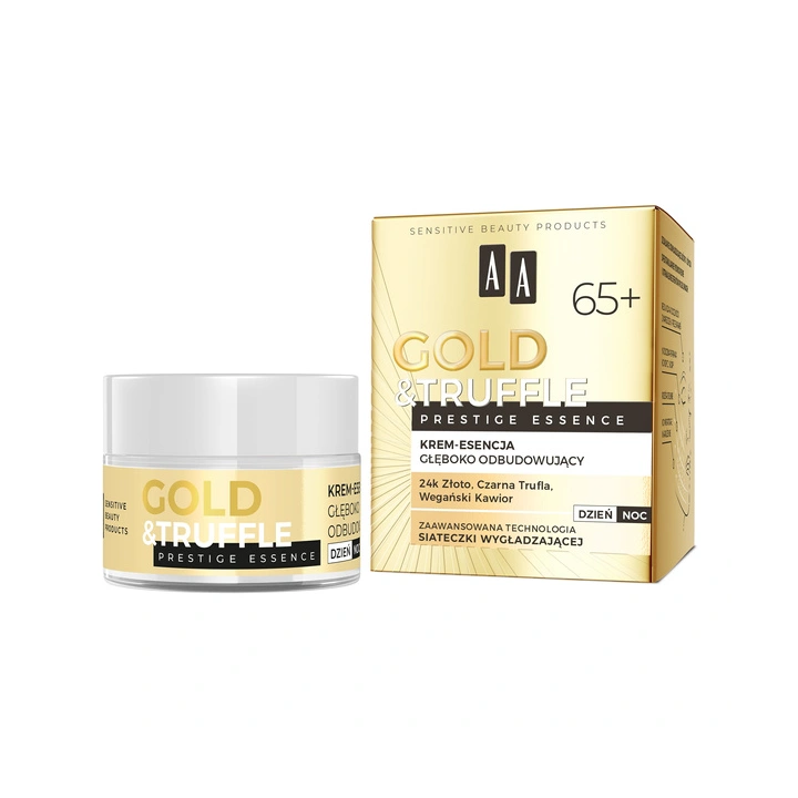 AA Gold & Truffle krem-esencja na dzień i noc 65+ 50ml