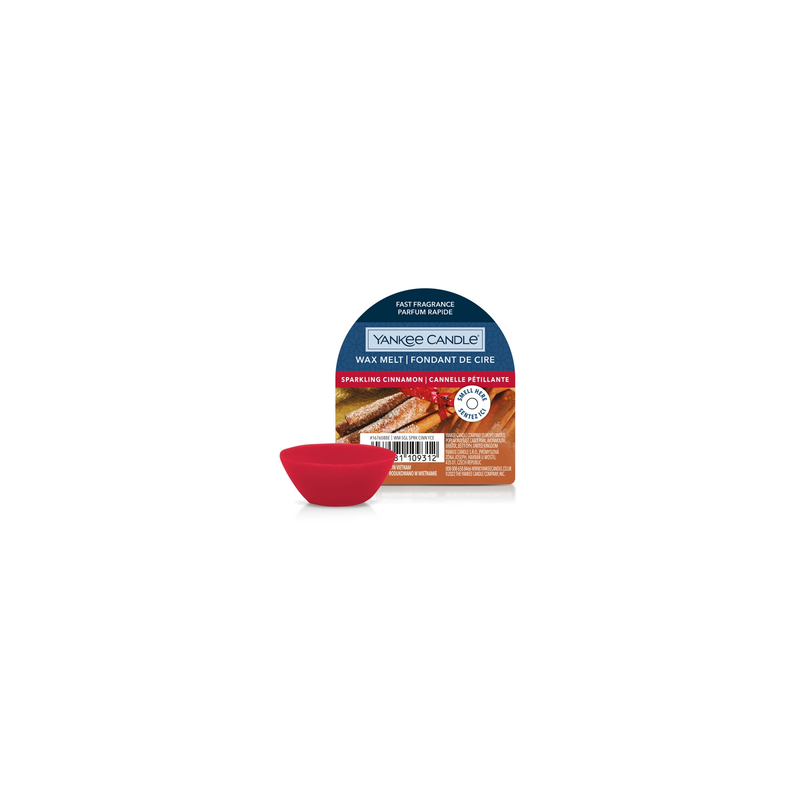 YANKEE CANDLE Sparkling Cinnamon wosk zapachowy 22g