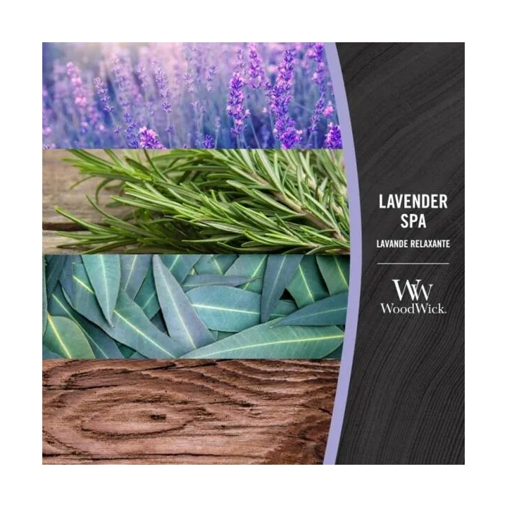 WOODWICK PlusWick duża świeca w słoiku LAVENDER SPA 609,5g