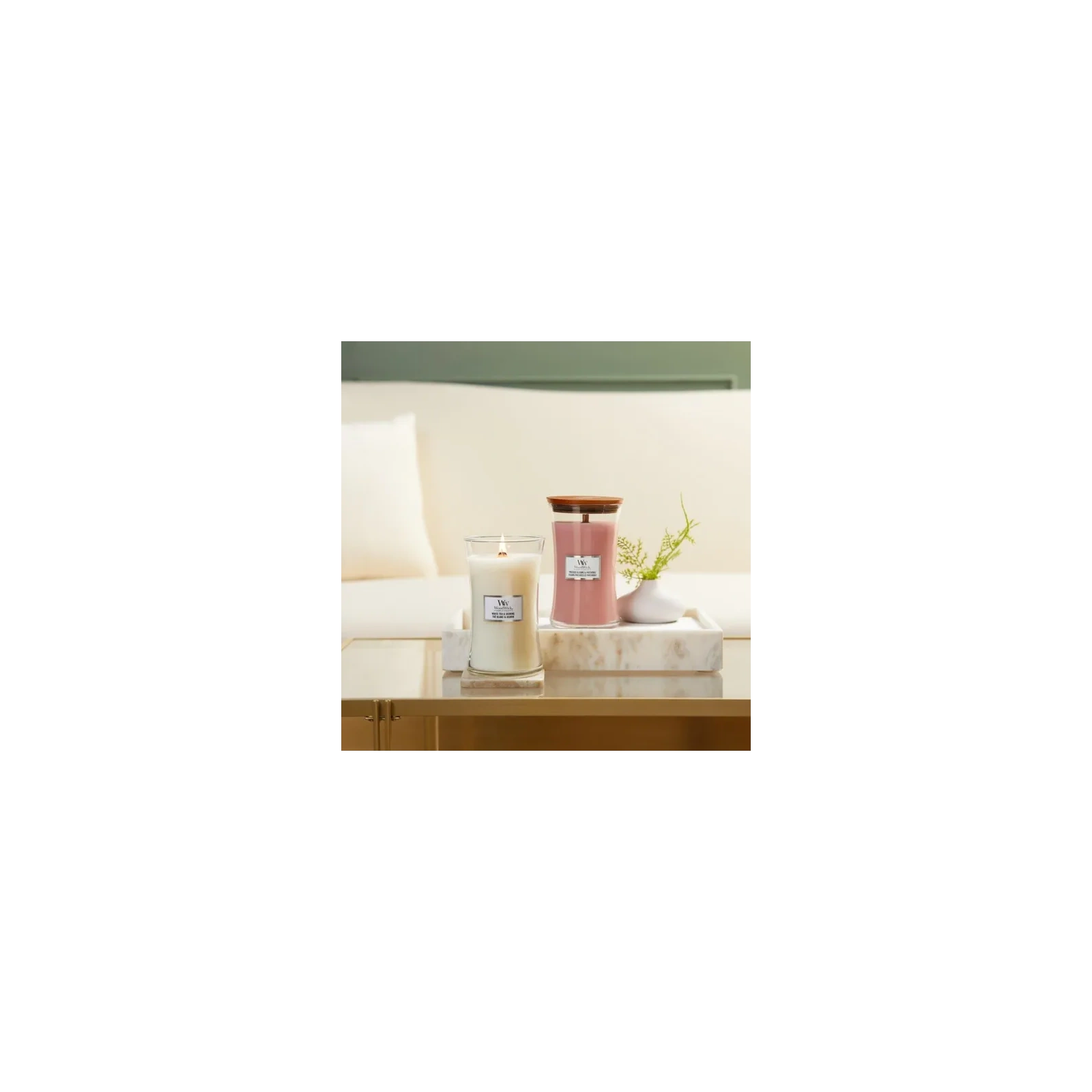 WOODWICK PlusWick duża świeca w słoiku PRESSED BLOOMS & PATCHOULI 609,5g