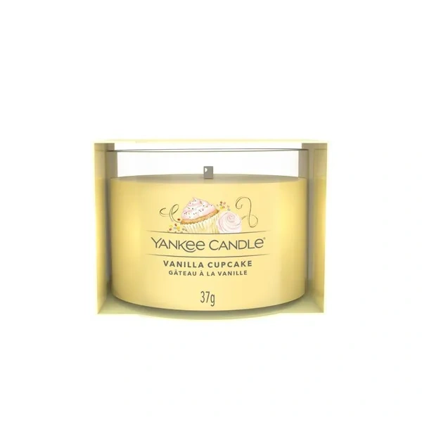 YANKEE CANDLE Signature Mini świeca w słoiku VANILLA CUPCAKE 37g